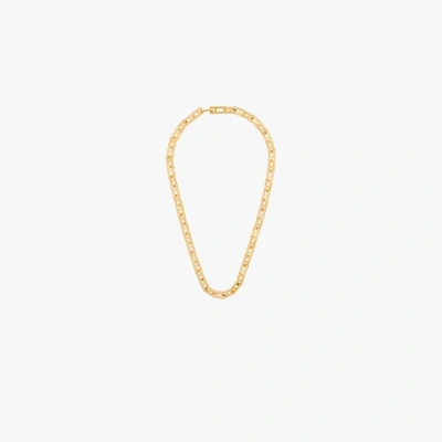 Shop Ambush Sterling Silver Chain Link Necklace In Gold