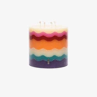 Shop Missoni Multicoloured Torta Candle In Neutrals