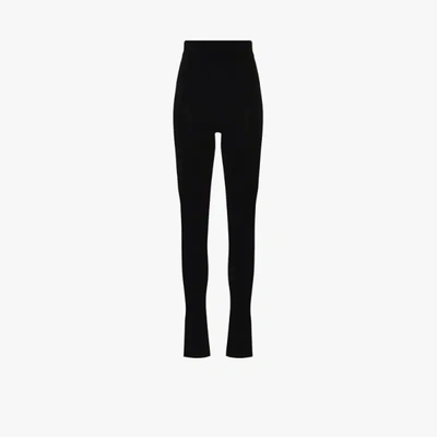 Shop Khaite Black The Roonie Trousers