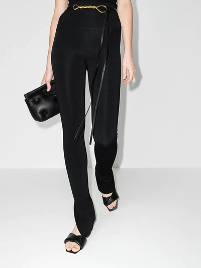 Shop Khaite Black The Roonie Trousers