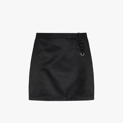 Shop Alyx Buckle Strap Detail Mini Skirt In Black