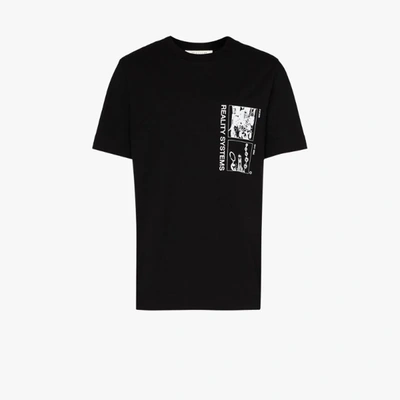 Shop Alyx Black Graphic Print T-shirt