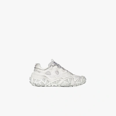 Shop Acne Studios Boltzer Tumbled Sneakers - Women's - Rubber/fabric In White
