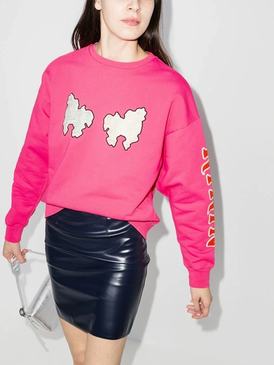 Shop Kirin Haetae Logo Sweatshirt In Pink