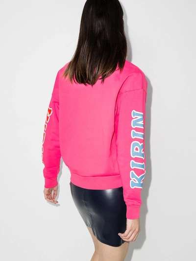 Shop Kirin Haetae Logo Sweatshirt In Pink