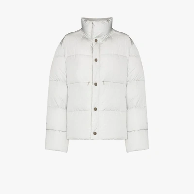 Shop Jacquemus La Doudoune Puffer Jacket In Grey