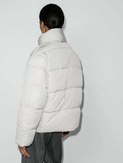 Shop Jacquemus La Doudoune Puffer Jacket In Grey