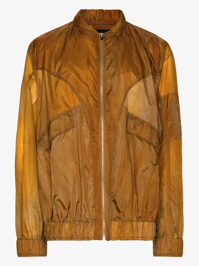 Shop A-cold-wall* Zip-up Bomber Jacket In Brown