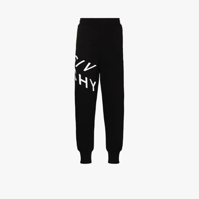 Shop Givenchy Jogginghose Mit Logo-print In Schwarz