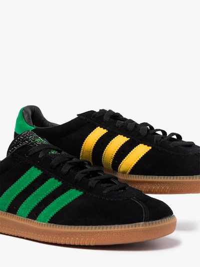 Shop Adidas Originals Black Padiham Suede Sneakers