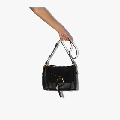 Shop See By Chloé Black Joan Leather Shoulder Bag