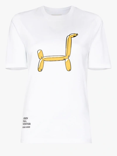Shop Kirin Balloon Print T-shirt In White