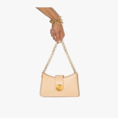 Shop Elleme Neutral Mini Baguette Shoulder Bag In Neutrals
