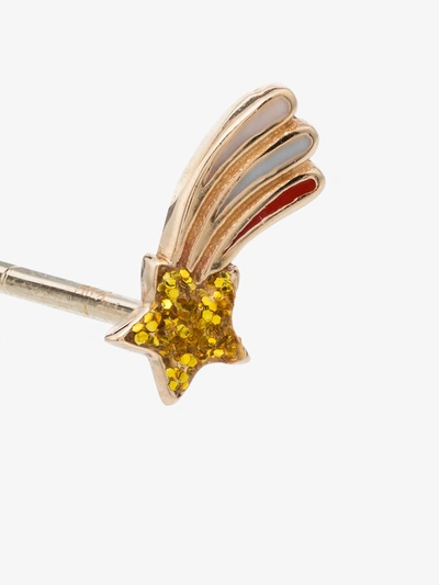 Shop Alison Lou 14k Yellow Gold Shooting Star Earring