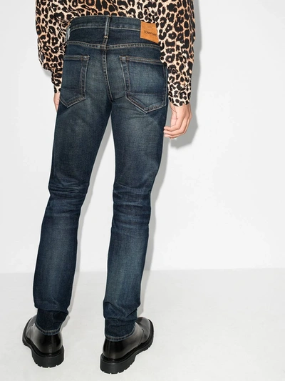 Shop Tom Ford Slim Leg Jeans In Blue