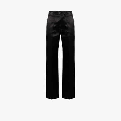 Shop Kwaidan Editions Black Straight Leg Trousers