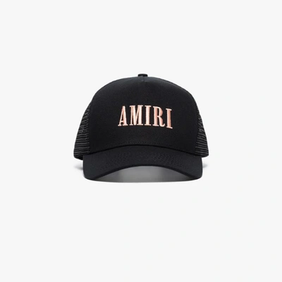 Shop Amiri Baseballkappe Mit Logo-stickerei In Black