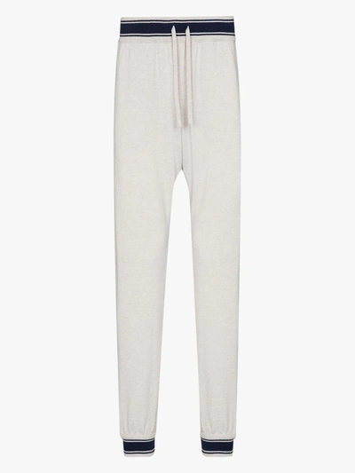 Shop Kiton Cashmere Track Pants In Grey