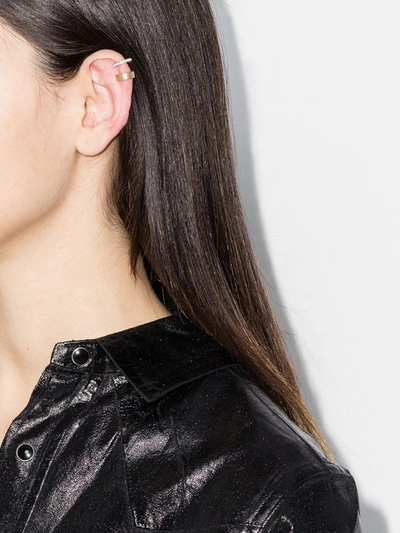 Repossi 18kt Rose Gold Berbere Diamond Earring Cuff In Pink