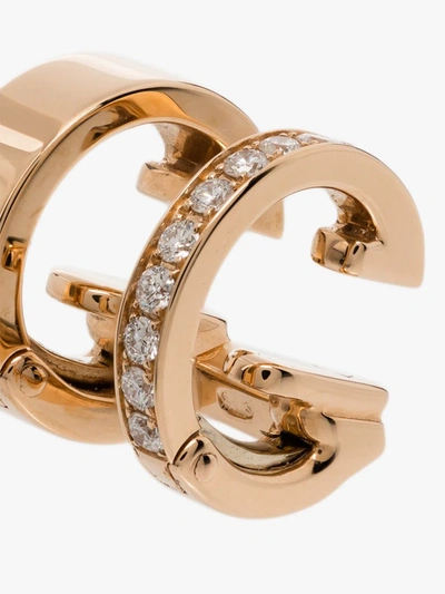 Repossi 18kt Rose Gold Berbere Diamond Earring Cuff In Pink