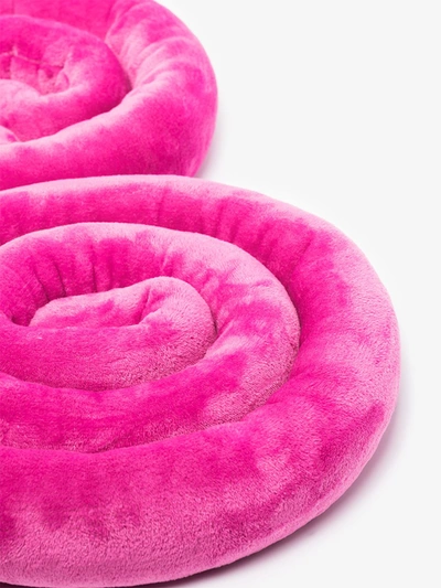Shop Marine Serre Pink Tubular Fleece Scarf