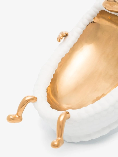 L'objet X Haas Brothers White Lazy Susan Bowl In Weiss