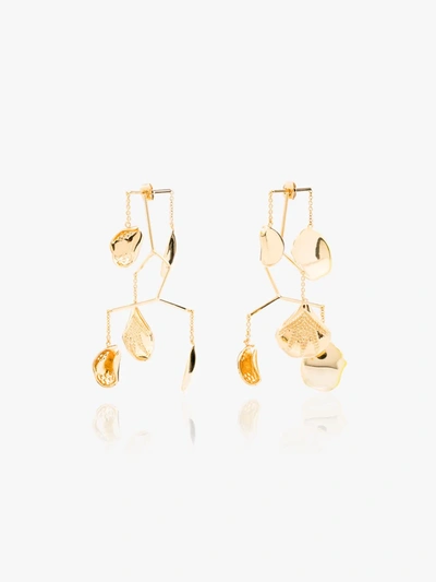 Shop Anissa Kermiche Gold-plated Kinetic Mobile Earrings