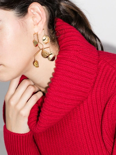 Shop Anissa Kermiche Gold-plated Kinetic Mobile Earrings