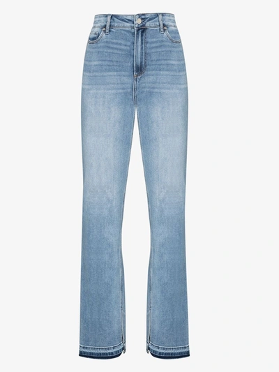 Shop Paige Cindy High Waist Jeans In Blue