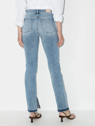 Shop Paige Cindy High Waist Jeans In Blue