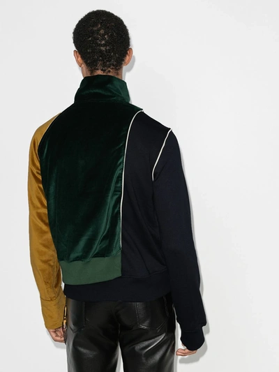 Shop Nounion Tacoma Zip-up Track Jacket In Multicolour