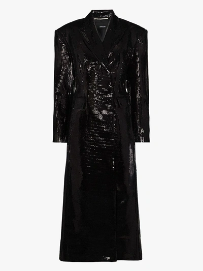 Shop Anouki Black Matrix Sparkling Coat