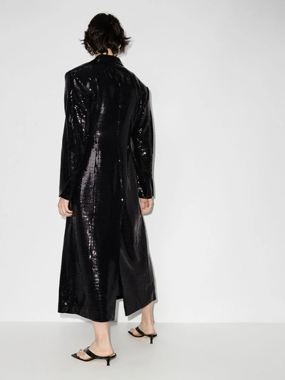 Shop Anouki Black Matrix Sparkling Coat