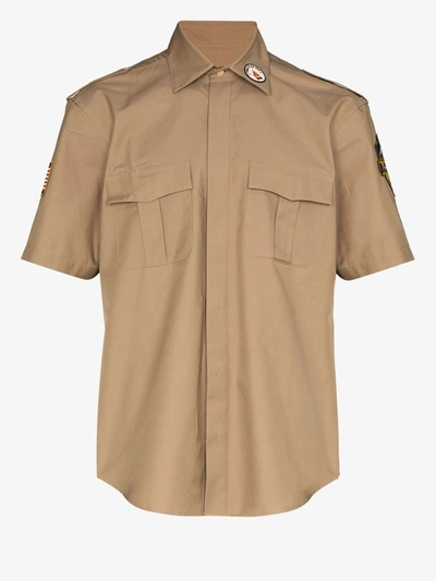 Shop Phipps Forest Guardian Short Sleeve Shirt In Neutrals