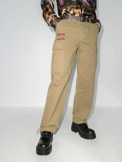 Shop Phipps Hunting Cargo Trousers In Neutrals
