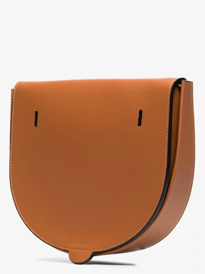Shop Loewe Brown Heel Leather Mini Bag