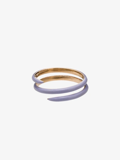 Shop Alison Lou 14k Yellow Gold Coil Ring