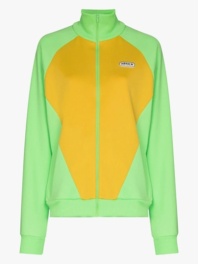 Shop Adidas X Lotta Volkova X Lotta Volkova Podium Tricot Track Jacket In Yellow