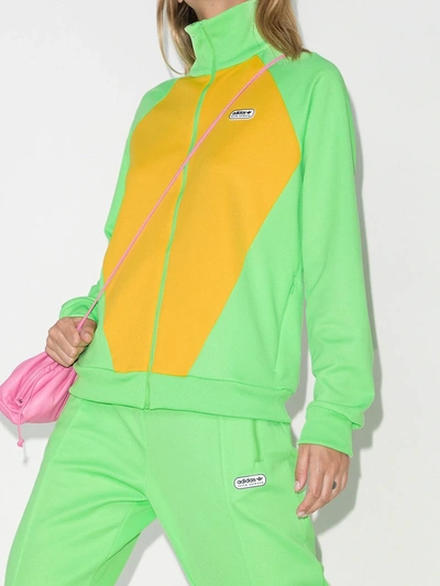 Shop Adidas X Lotta Volkova X Lotta Volkova Podium Tricot Track Jacket In Yellow