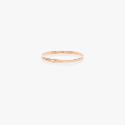 Repossi 18kt Rose Gold Antifer Double Bangle In Rose Gold