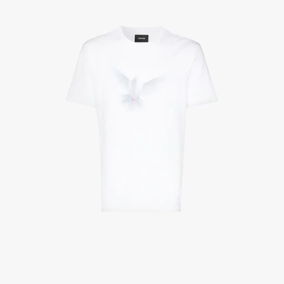 Shop 3paradis X Homecoming Bird Print T-shirt In White