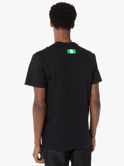 Shop Places+faces X Homecoming Logo Cotton T-shirt In Black