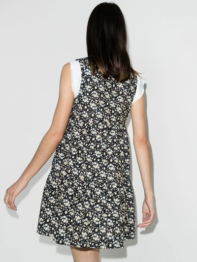 Shop The Marc Jacobs Liberty Floral Print Tent Dress In Black