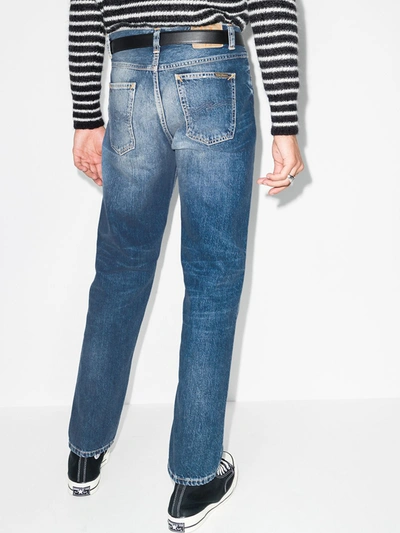 Shop Nudie Jeans Steady Eddie Regular Jeans In Blue