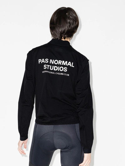 Shop Pas Normal Studios Stow Away Cycling Jacket In Black