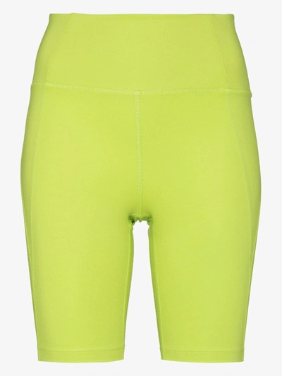Shop Girlfriend Collective Green Compressive Biker Shorts