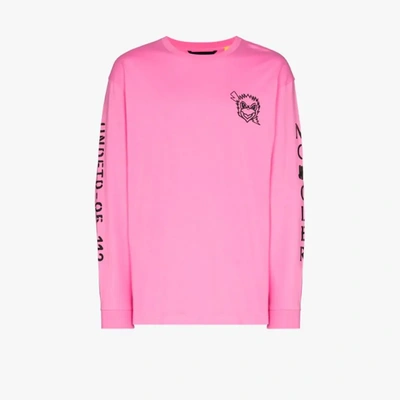 Shop Moncler Genius Moncler 2 1952 Undefeated Logo T-shirt - Men's - Cotton In Pink