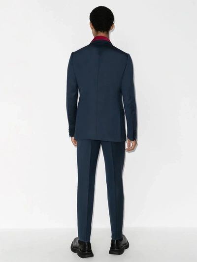 Shop Ermenegildo Zegna Milano Single-breasted Suit In Blue