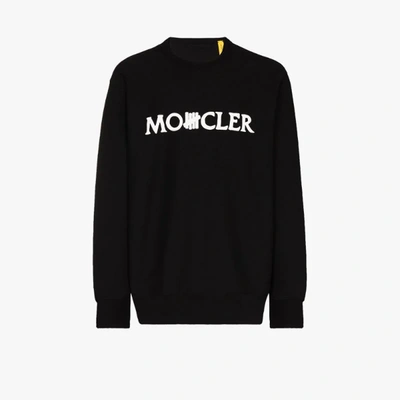 Shop Moncler Genius '1952 Undefeated' Sweatshirt In Schwarz
