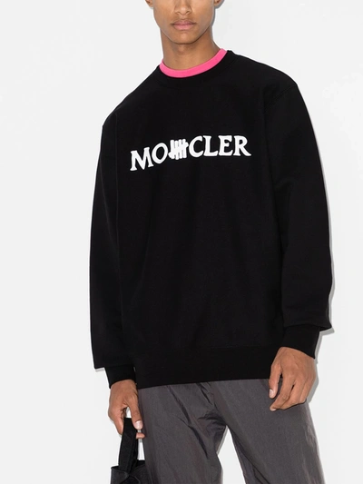 Shop Moncler Genius '1952 Undefeated' Sweatshirt In Schwarz